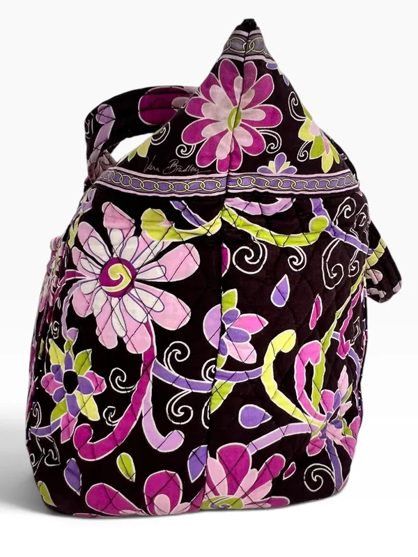 Vera Bradley Retired Purple Punch Shoulder Bag in Brown & Pink - Image 7