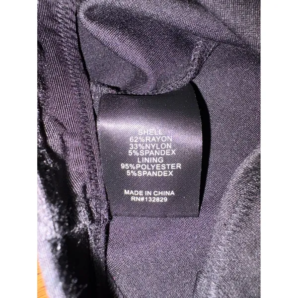 NBD Womens Asymmetrical‎ One Sleeve Bodysuit Black V-Neck XS - Image 6