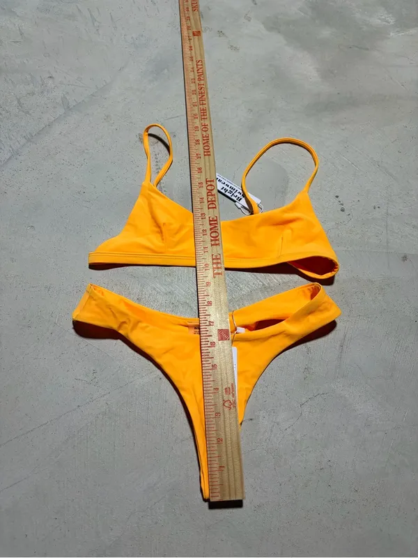 Bright swimwear NWT Women's Yellow Bikini Set Small - Image 6