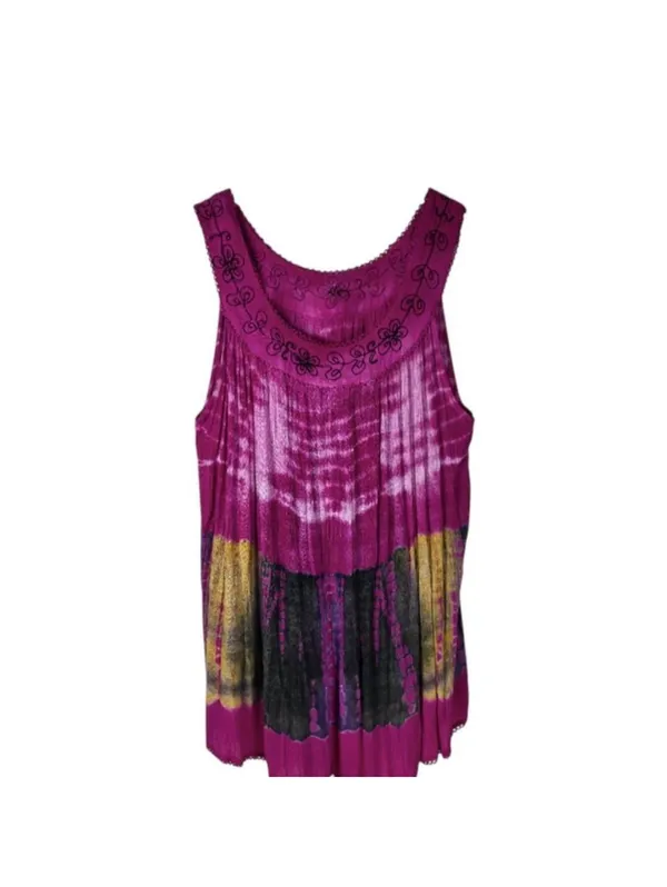 Women's Pink and Multi Vests - Image 3