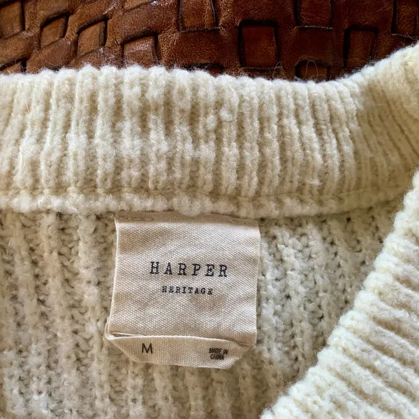 Colorblock Striped Long Sleeve Sweater - Image 3