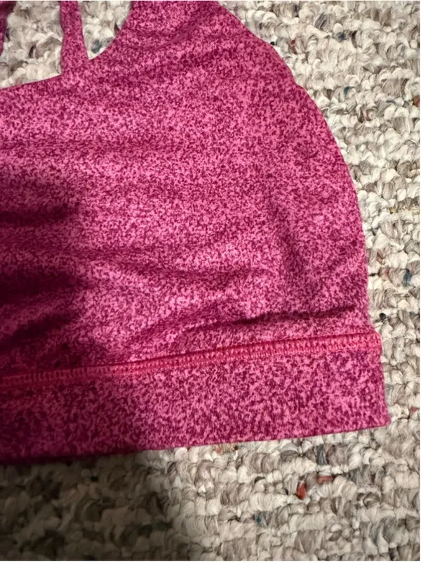 Lululemon Energy Bra Rio Mist Pink Paradise Red Grape Pink Paradise - Size 8 - Image 5