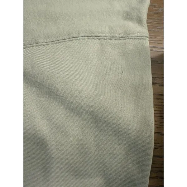 Aritzia TNA Cozy Fleece Boyfriend Cropped Pullover Sweatshirt Green Women’s Sz 2 - Image 13