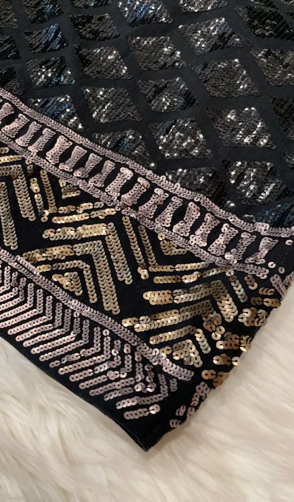 Guess Sequined Mini Skirt - Image 2