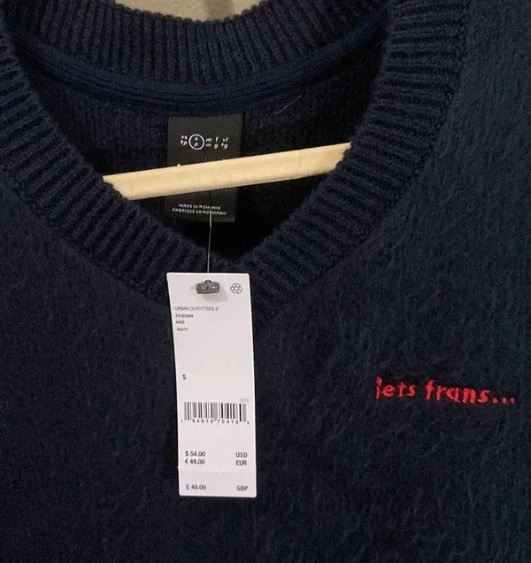NWT Iets Frans Fluffy Oversized Sweater Vest - Image 3