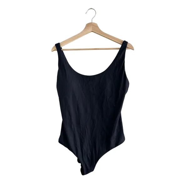 Andie The Ibiza One Piece Ribbed Black S NWT - Image 3