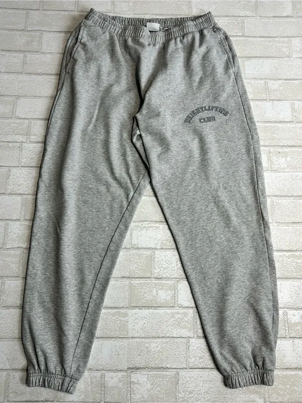 Gymshark Weight Lifting Club Jogger Women’s Light Gray Size Medium - Image 4