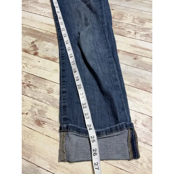 Joe's Jeans Cuffed Straight Leg Women's Size 28 Blue Denim - Image 6