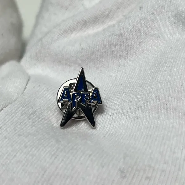 American Airlines AA APFA Flight Attendant Union Standard Lapel Pin - Image 2