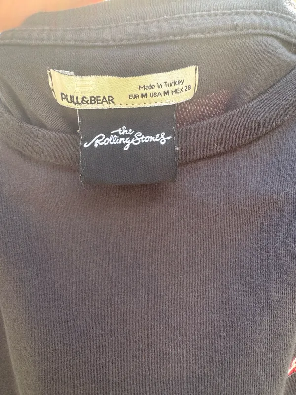 Pull and Bear Rolling Stones T-Shirt - Image 4