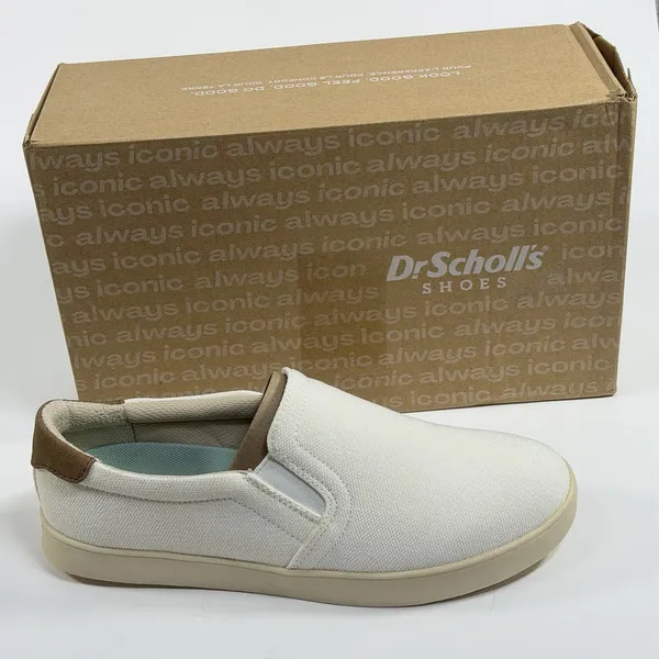 Dr. Scholls Size-8M Women's Madison White Slip-On Sneakers - Image 2