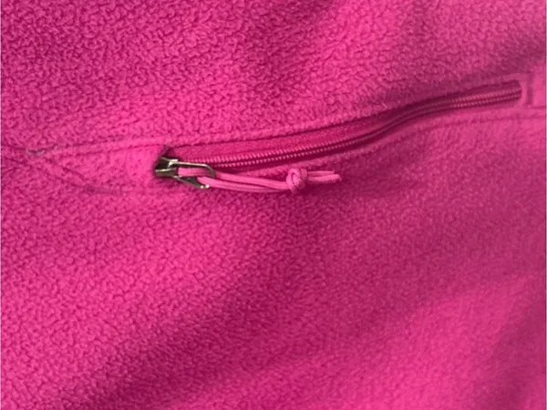 The North Face Women's Hot Pink Full-Zip Teddy Fleece Jacket SP - Image 6