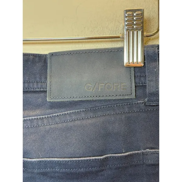 G/FORE 5 Pocket Golf Pants Womens 4 Navy Blue Slim Fit Trousers Golfcore - Image 9