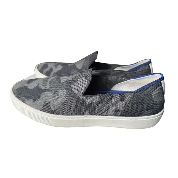ROTHY'S Size 9 Women’s The Original Slip On Sneaker Dark GRAY CAMO GUC‎ #S88-8 - Image 10