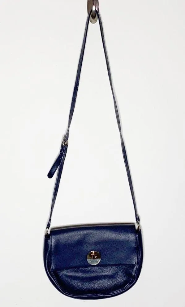 Talbots genuine leather purple saddle bag - Image 3