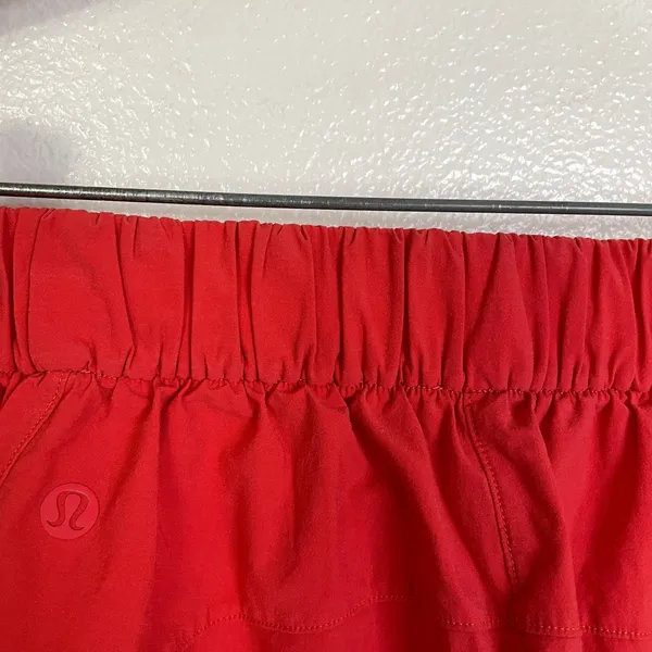 Lululemon Your True Trouser Pants Womens Size 4 Red Pull On Crop Stretch 24" - Image 7