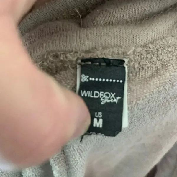 Wildfox rainbow gray loungewear drawstring waist M joggers - Image 3