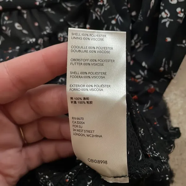 FREE PEOPLE Printed Lolita Top In Black Combo - Image 15