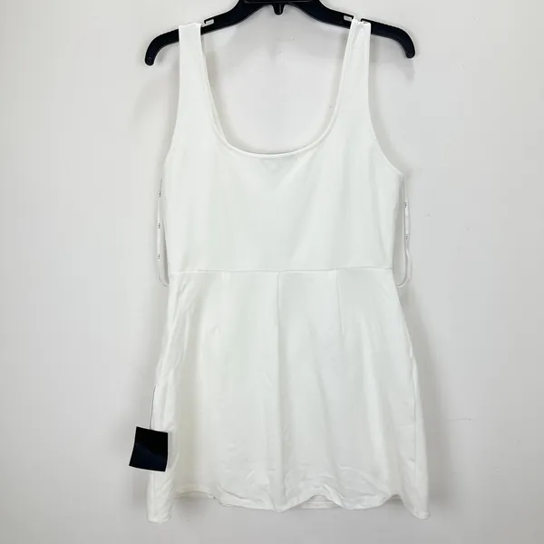 Lulus Always Admired White Sleeveless Mini Dress Ponte Stretch Knit XL NWT - Image 10