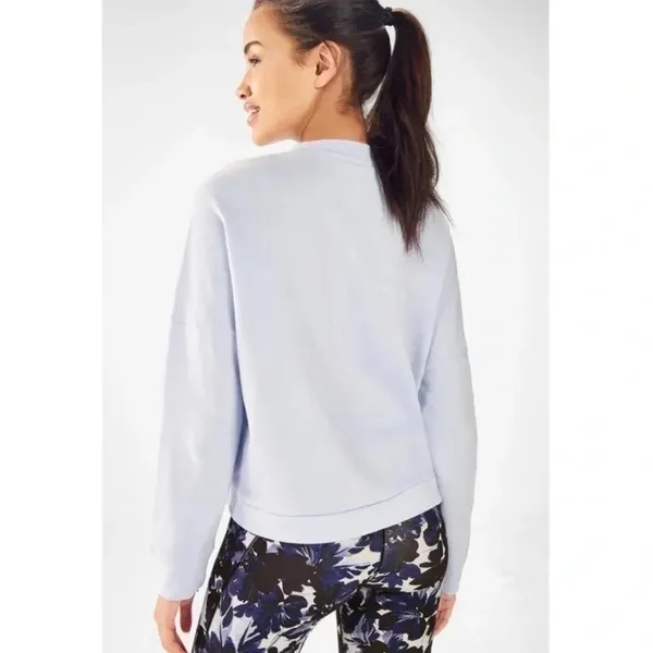 NWT Fabletics Selena Terry High Low Pullover Sweatshirt Size Medium - Image 2