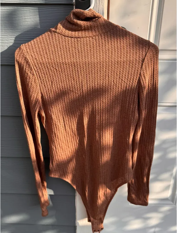 Brown Turtleneck Sweater - Image 2