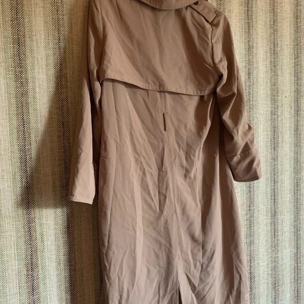 Banana Republic Trench Coat Brown Long Winter Jacket Outerwear Clothing Size L - Image 3