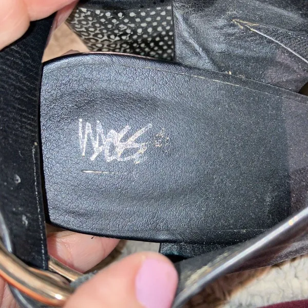 🎉4 for $20 Mossimo Wedges, size 8 🧜‍♀️ Black - Image 5