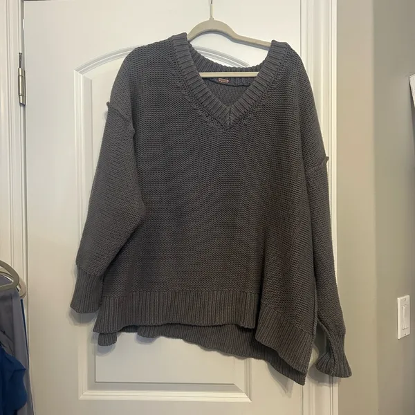 Free People Alli V-Neck Sweater - Image 4