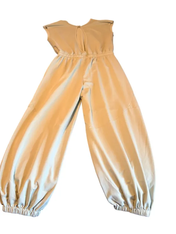 Sleeveless Balloon Leg Jumpsuit Size Xl Pale Green - Image 5