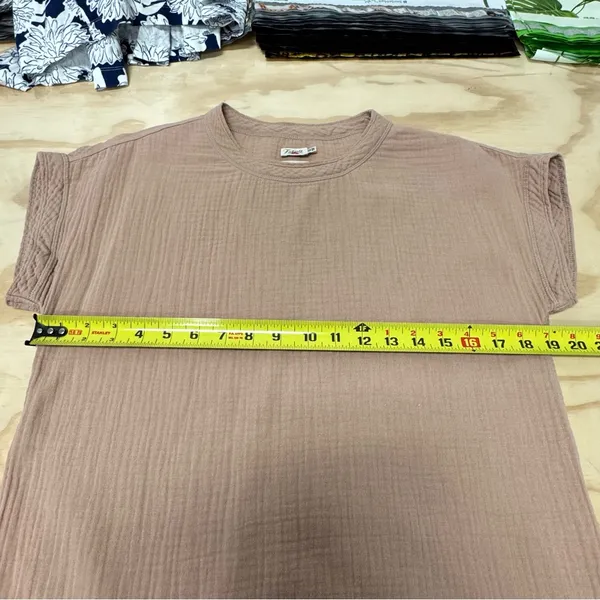 Faherty Dream Organic Cotton Gauze T-Shirt Minimalist Lightweight‎ Summer Top XS - Image 11