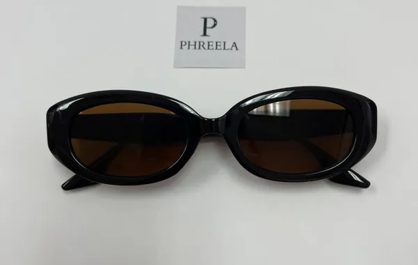 Retro oval sunglasses /90s brown oval sunglasses - Image 5