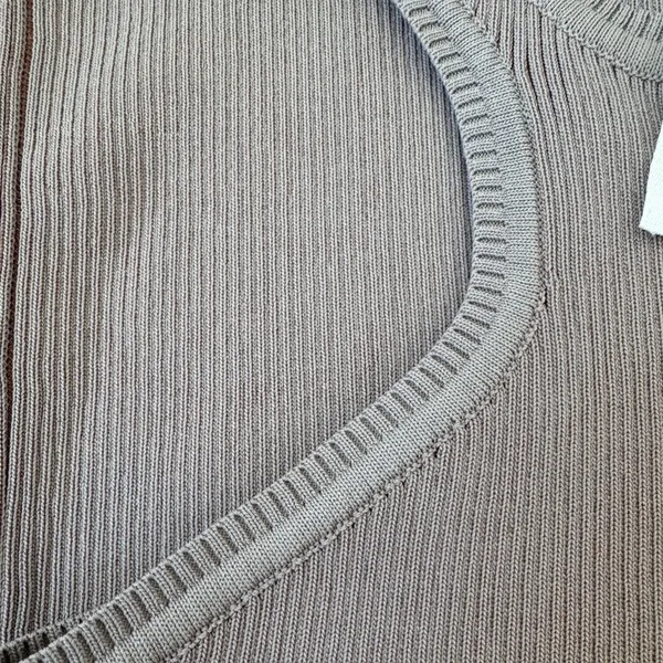 Retrofête Jill Rib Knit Mini Dress Ser O Ya Size Medium Brown Taupe NWT - Image 7