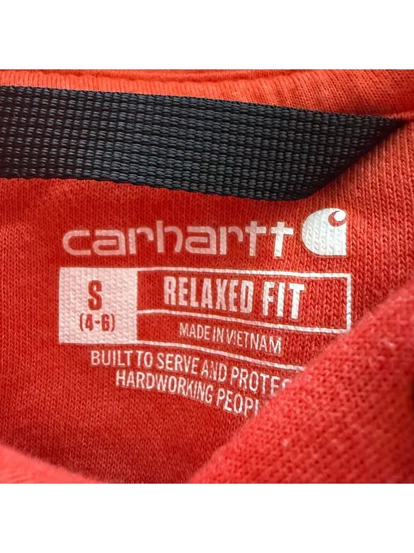 Carhartt relaxed fit hoodie sweatshirt cotton streetwear athletic activewear S - Image 8