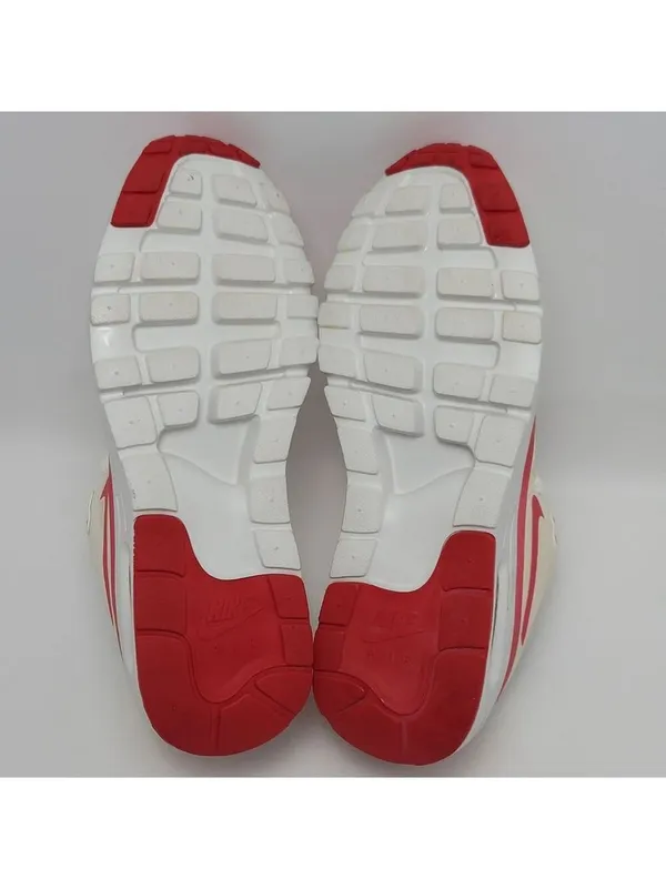 Men's Nike Air Max 1 Ultra Moire Sneakers Size 7.5 White Red - Image 10
