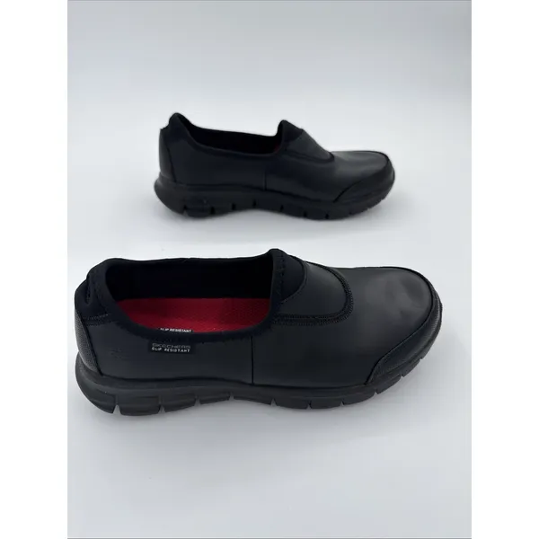 Skechers Women's Sure Track Trickel Work Slip Resistant Work Shoes Black Size 9 - Image 2