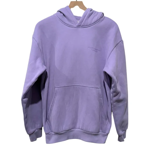 Comfrt Women Pastel Edit Collection Lavender Hoodie Set Sz XS Jogger Sweatpants - Image 2