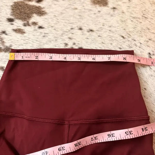 Lululemon‎ Align High-Rise Pant 28" Red Merlot Size 0 - Image 8