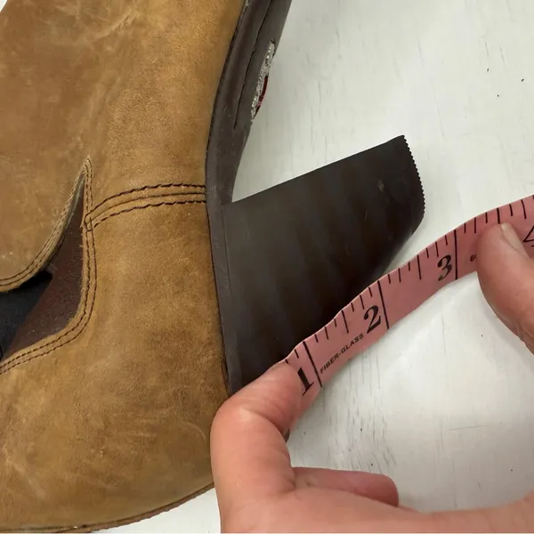 Twisted X Brown Western Leather Ankle Boots Sz 8 Cowboy Cowgirl Country - Image 2
