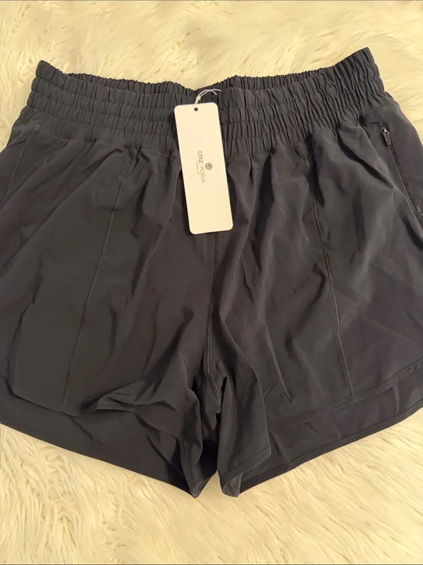 CRZ YOGA Black Women's Athletic Shorts with Elastic Waist size XL brand new - Image 7