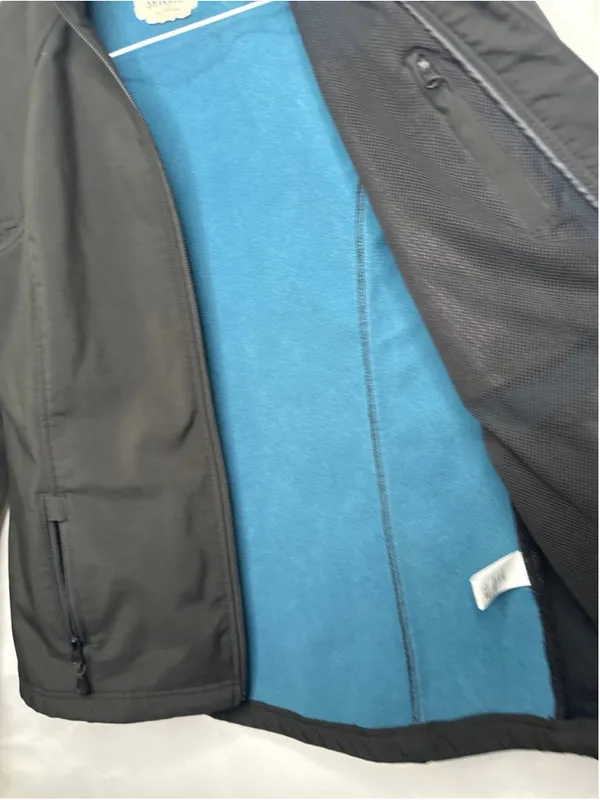 Shyanne WORN 1X black zip up soft shell jacket sz Small - Image 7