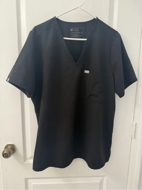 Figs Catarina Black Scrub Women Top (Size XXL) - Image 6