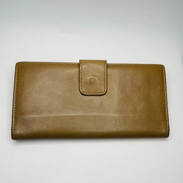 Gucci Bamboo Bi-Fold Leather Wallet in Tan - Preowned - Image 2