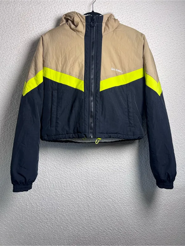 Urban Outfitters Women’s iets frans Puffer Batwing Sherpa Jacket Zip Up‎ Size M - Image 3