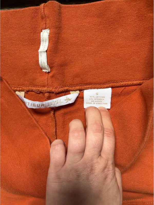 Texas Longhorns Antigua Y2K Shorts S Burnt Orange Foldover Low Rise Mini - Image 4