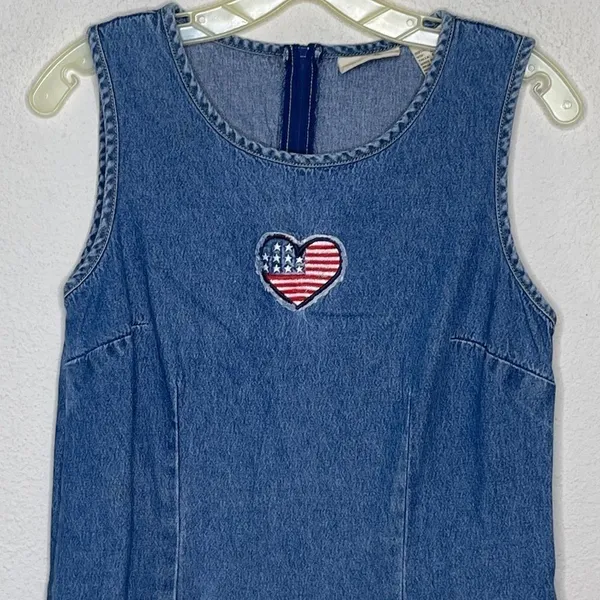 Vintage Expressions‎ Denim Dress - Image 2