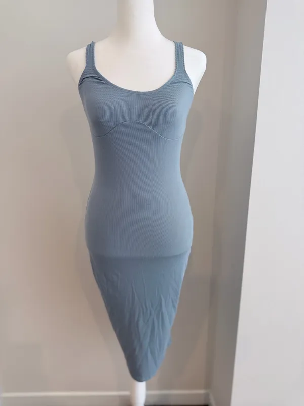 superdown Taylor Open Back Dress Slate - Image 3