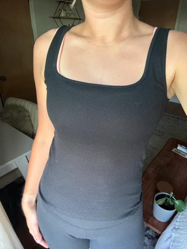 Abercrombie Essential Rib Square neck Tank - Image 4