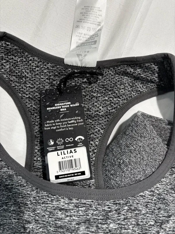 Lilias Active Signature Seamless High Waist Sports Bra and Scrunch Legging Set - Image 5