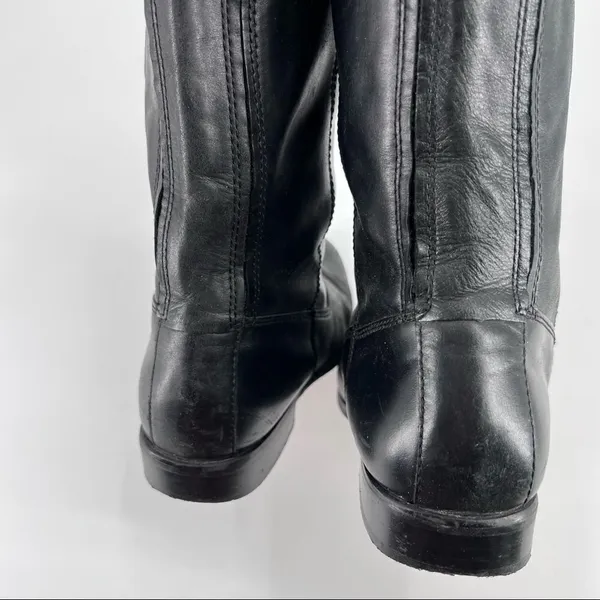 Kenneth‎ Cole Black Leather riding Boots Size 7.5 - Image 7