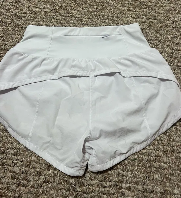 Amazon White Athletic Shorts - Image 2